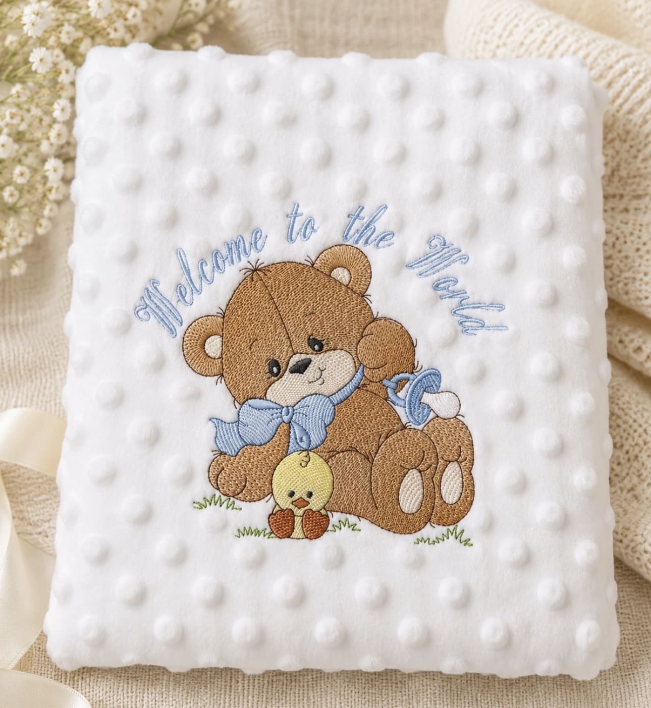 Personalised Embroidered Baby Blankets - Image 2