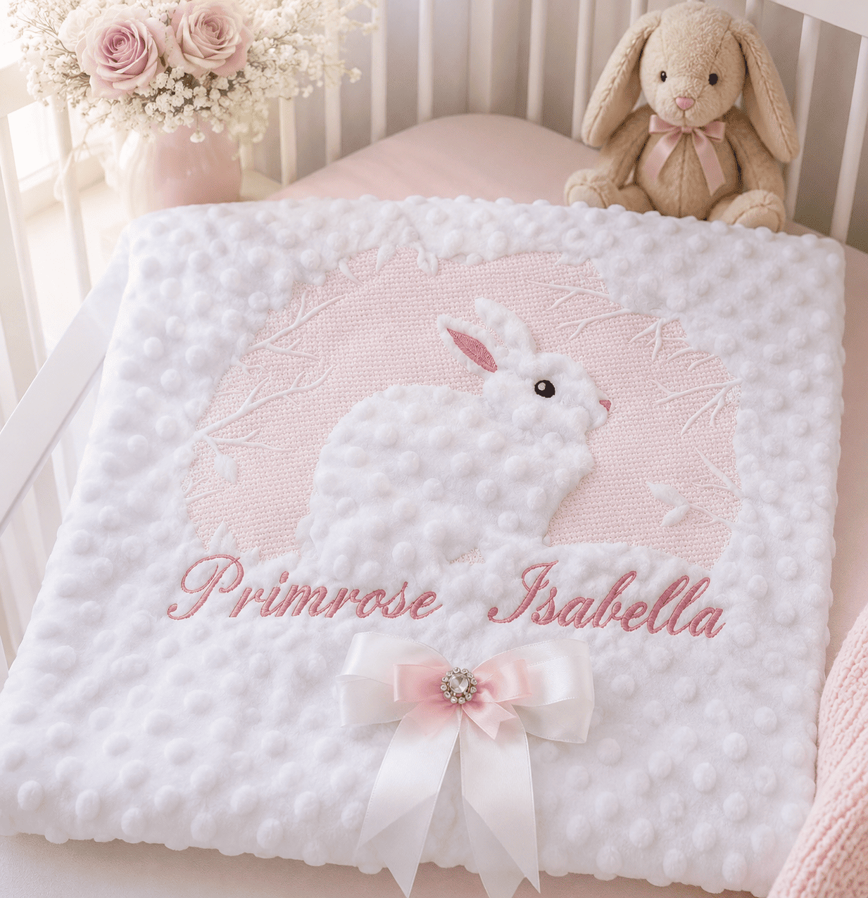 Personalised Embroidered Baby Blankets